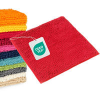 BADEMATTE PARIS - Rot, Textil (45/45cm) - WohnDirect