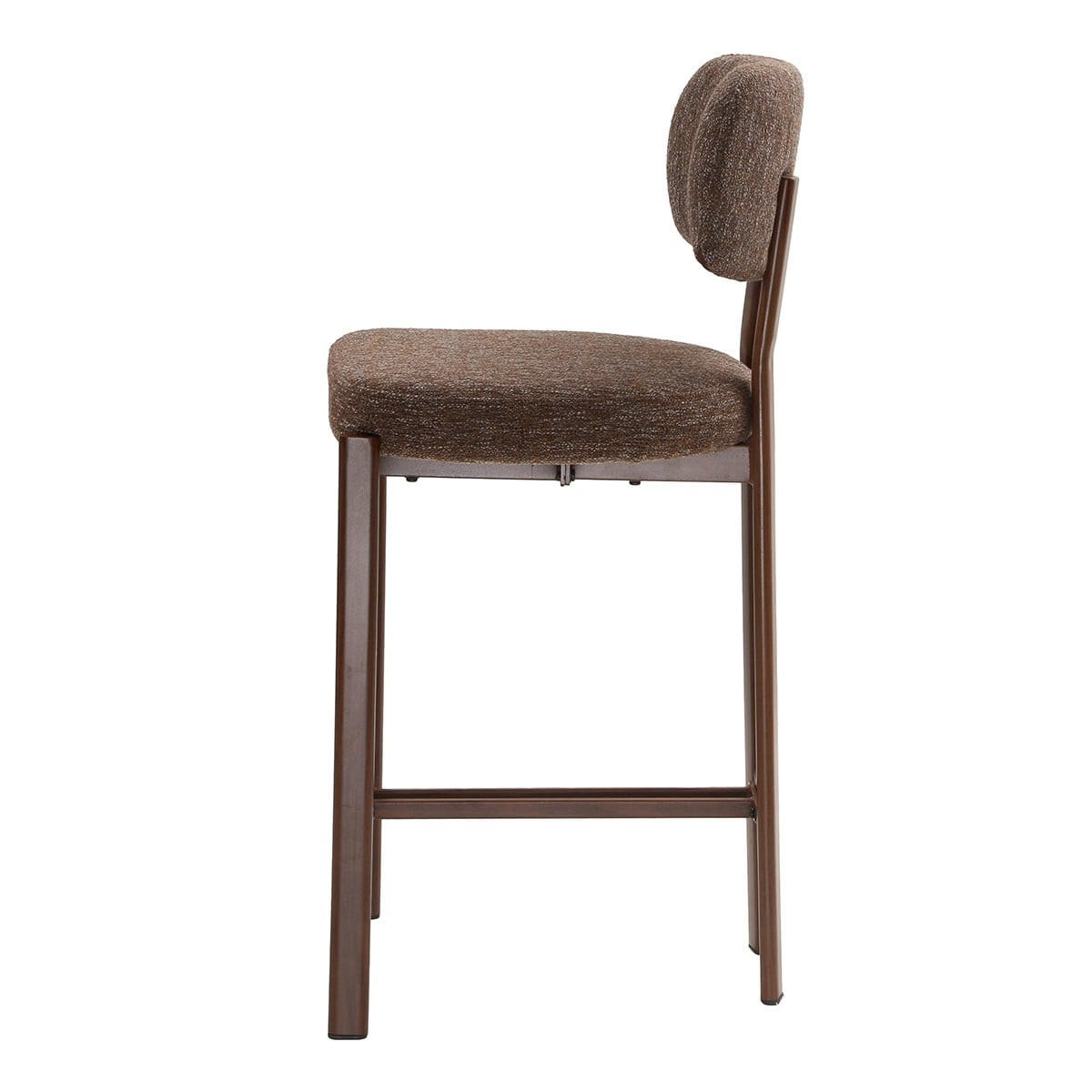HOCKER 2er Set Stoff 56/56/92 cm - Braun, Textil (56/92/56cm) - Calicosy