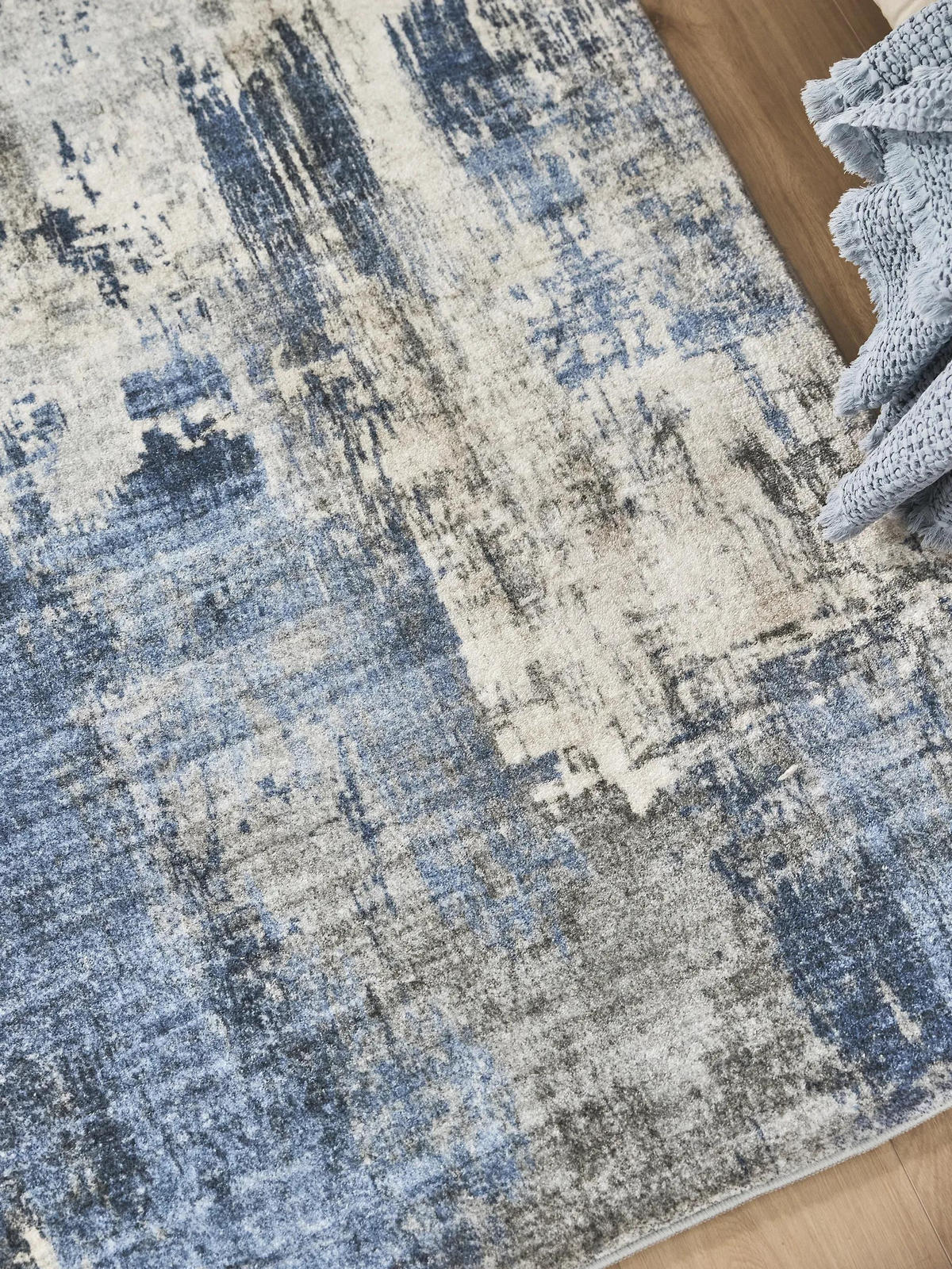 TEPPICH Mara Blau 160x230 cm - Blau, Textil (160/230cm) - benuta Pop