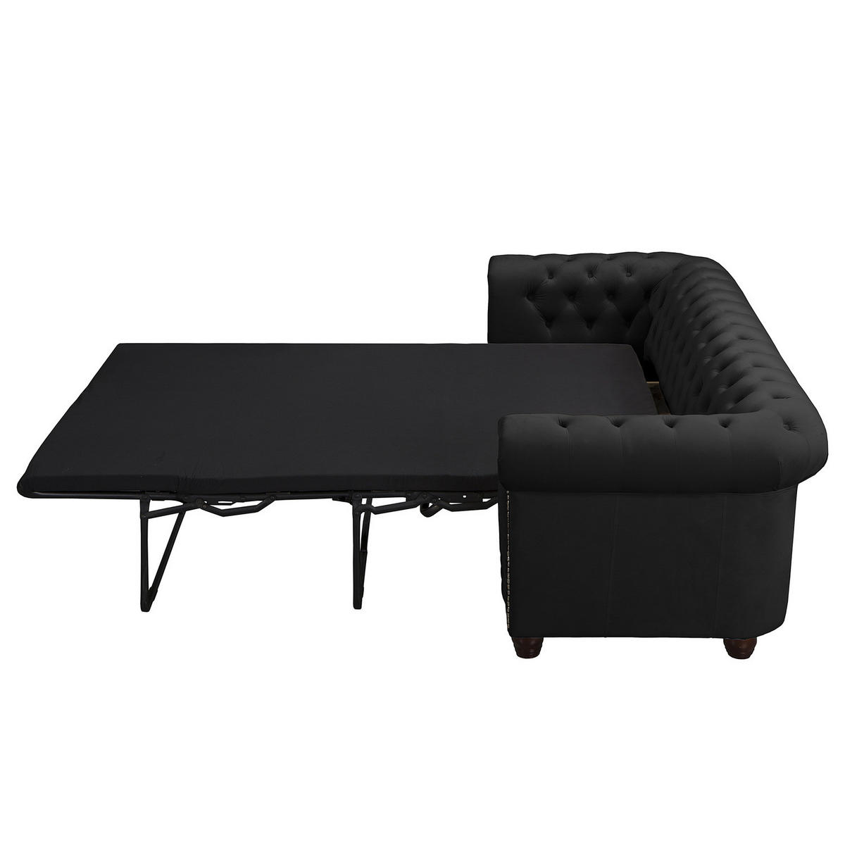 3-SITZER SOFA - Schwarz, Textil (203/72/86cm) - home24