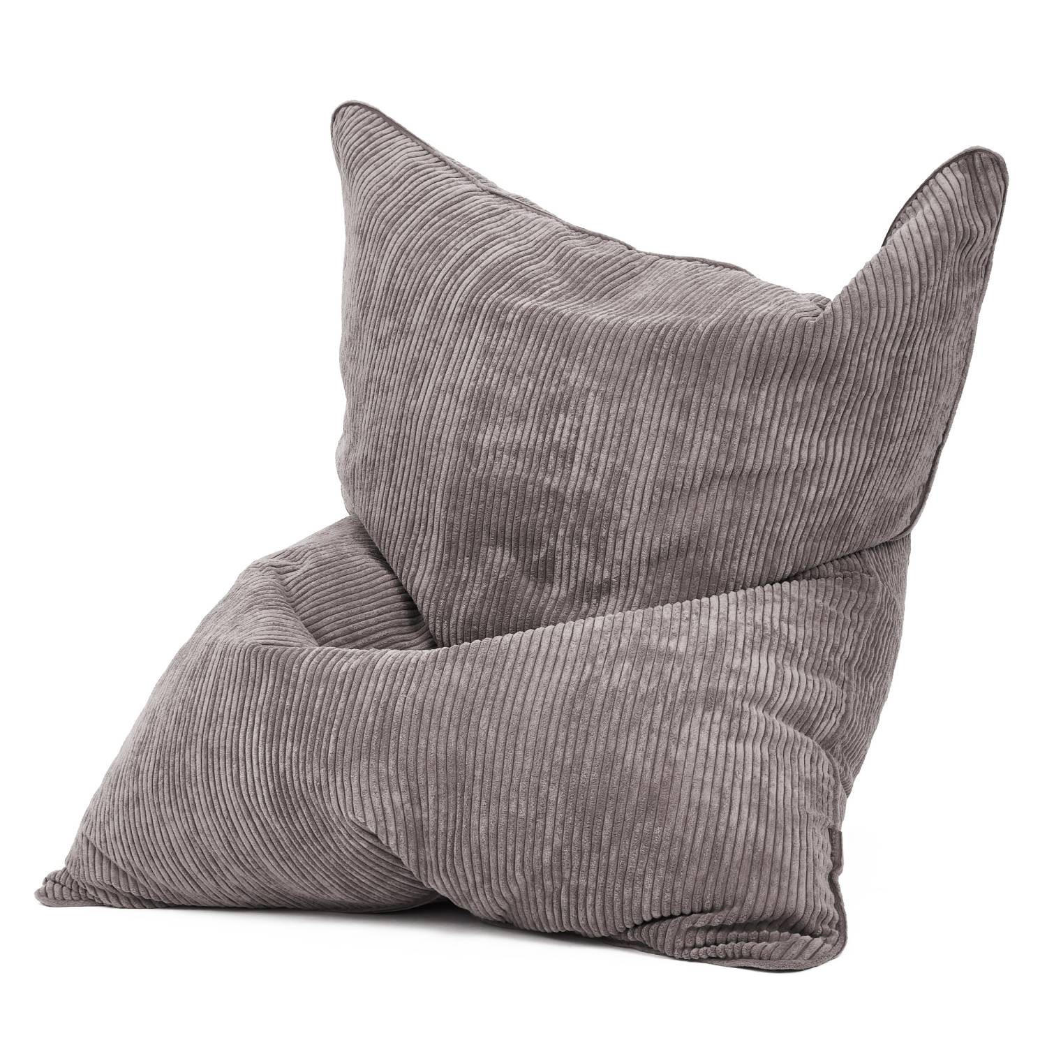 Green Bean Sitzsack Grau 140x25x180 cm