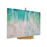 ACRYLBILD HANDGEMALT 120/80 cm - Blau, Holz/Textil (120/80cm) - KUNSTLOFT
