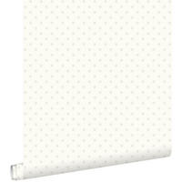 TAPETE Punkte 53 cm x 10.05 m - Weiß, Papier (53/0.1cm) - ESTAhome