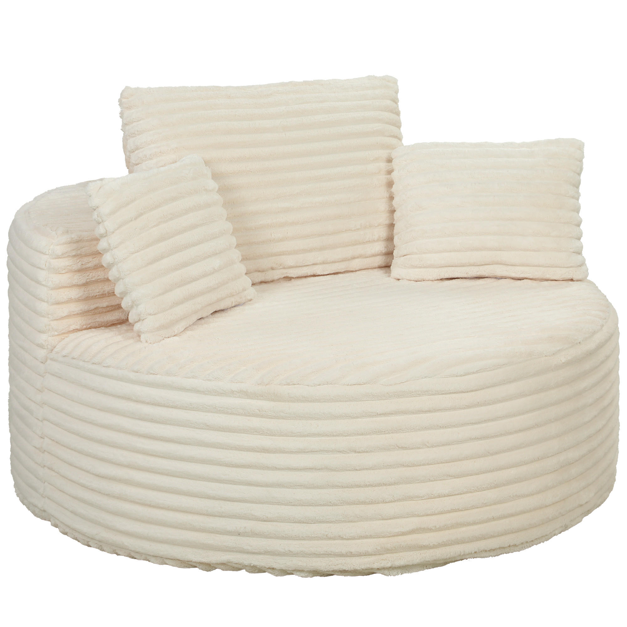 Homcom Sessel Creme 130x82x130 cm