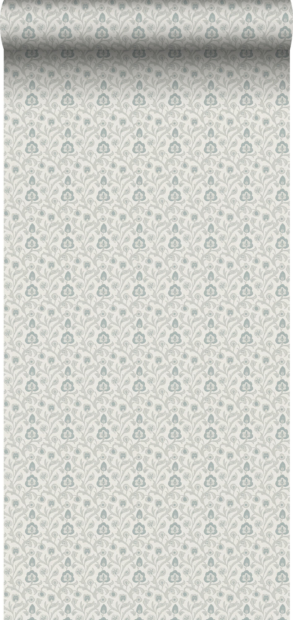 TAPETE Blumenmuster 53 cm x 10 m - Grau, Papier (53/1000cm) - Sanders & Sanders