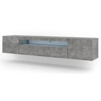 TV LOWBOARD Beton 200/42/37 - Grau, Holzwerkstoff (200/42/37cm) - RAUMHIRSCH FURNITURE
