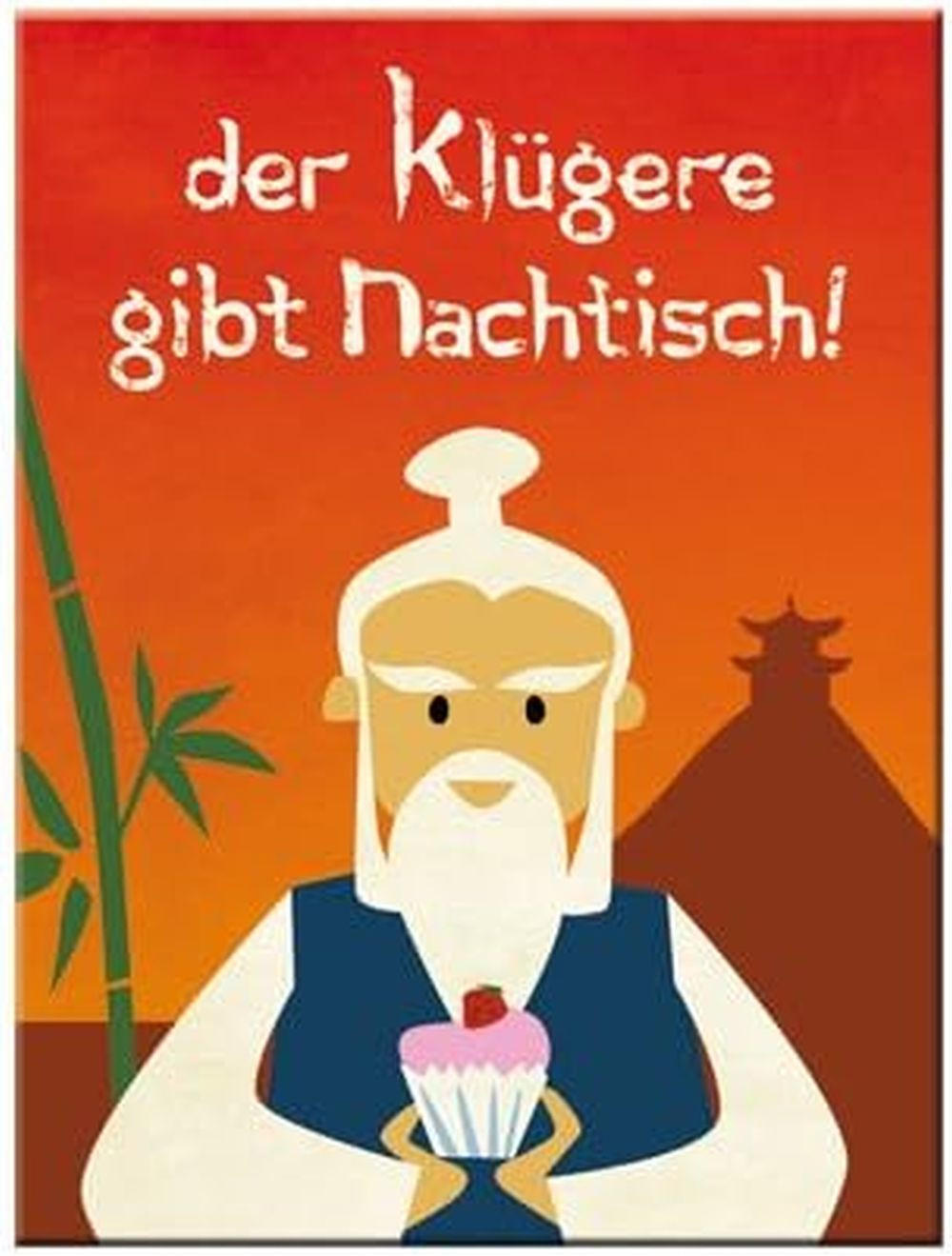 MAGNET 6/8 cm Nachtisch - Multicolor, Metall (6/8/0.1cm) - Nostalgic-Art