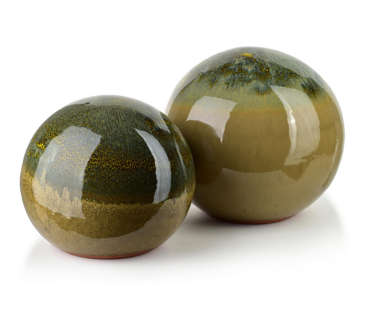 DEKOKUGEL Saggio braun 20/20/20cm Keramik - Braun, Keramik (20/20/20cm) - Mondex