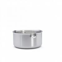TOPF LOQY - Silberfarben, Metall (24cm) - De Buyer