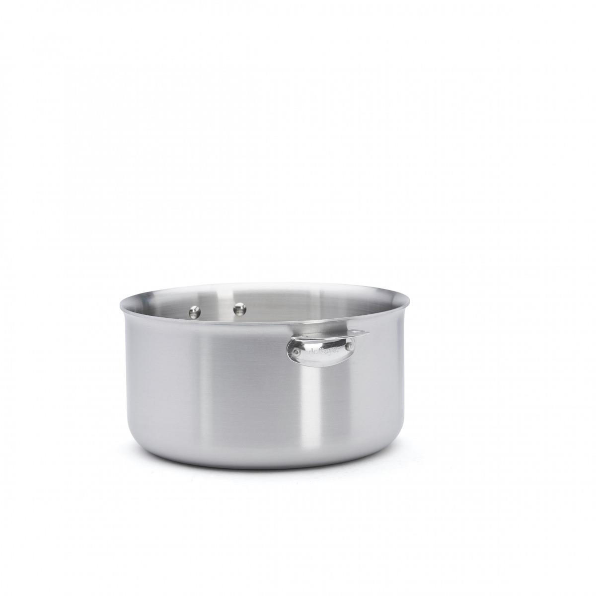 TOPF LOQY - Silberfarben, Metall (24cm) - De Buyer