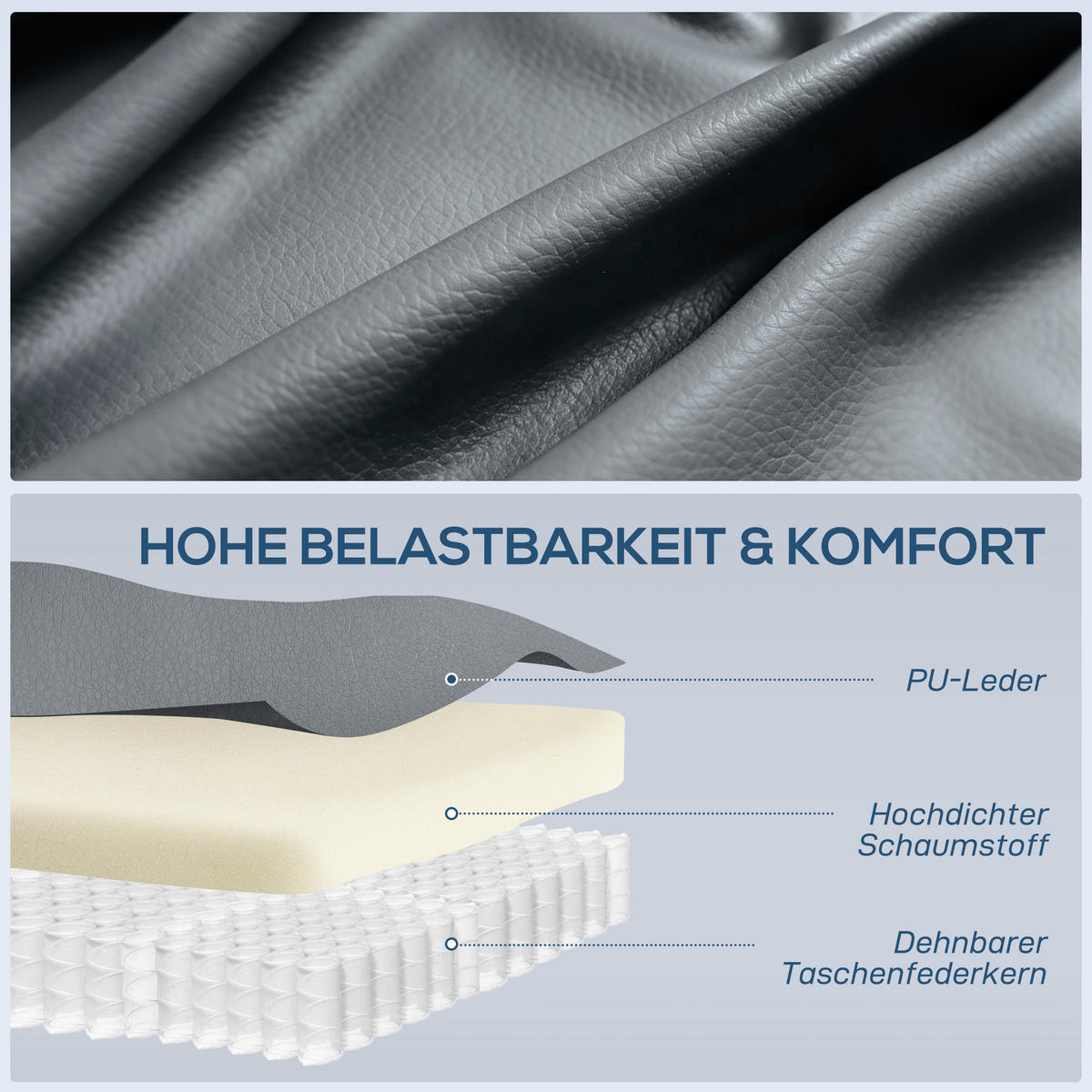 MASSAGESESSEL DE-06430 Wipp-, Liege- & Wärmefunktion, 145° neigbar, drehbar Hellgrau - Hellgrau, Metall (82/103/99cm) - ComfortXL
