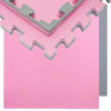 BODENSCHUTZMATTE 90x90x2 cm, Pink, 2er Set - Pink, Kunststoff (90/90cm) - eyepower