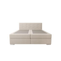 BOXBETT ZILANO 1 mit Matratze H3 und Topper 160x200 Cosmic 10 - Beige, Holz/Textil (160/200cm) - Bedante