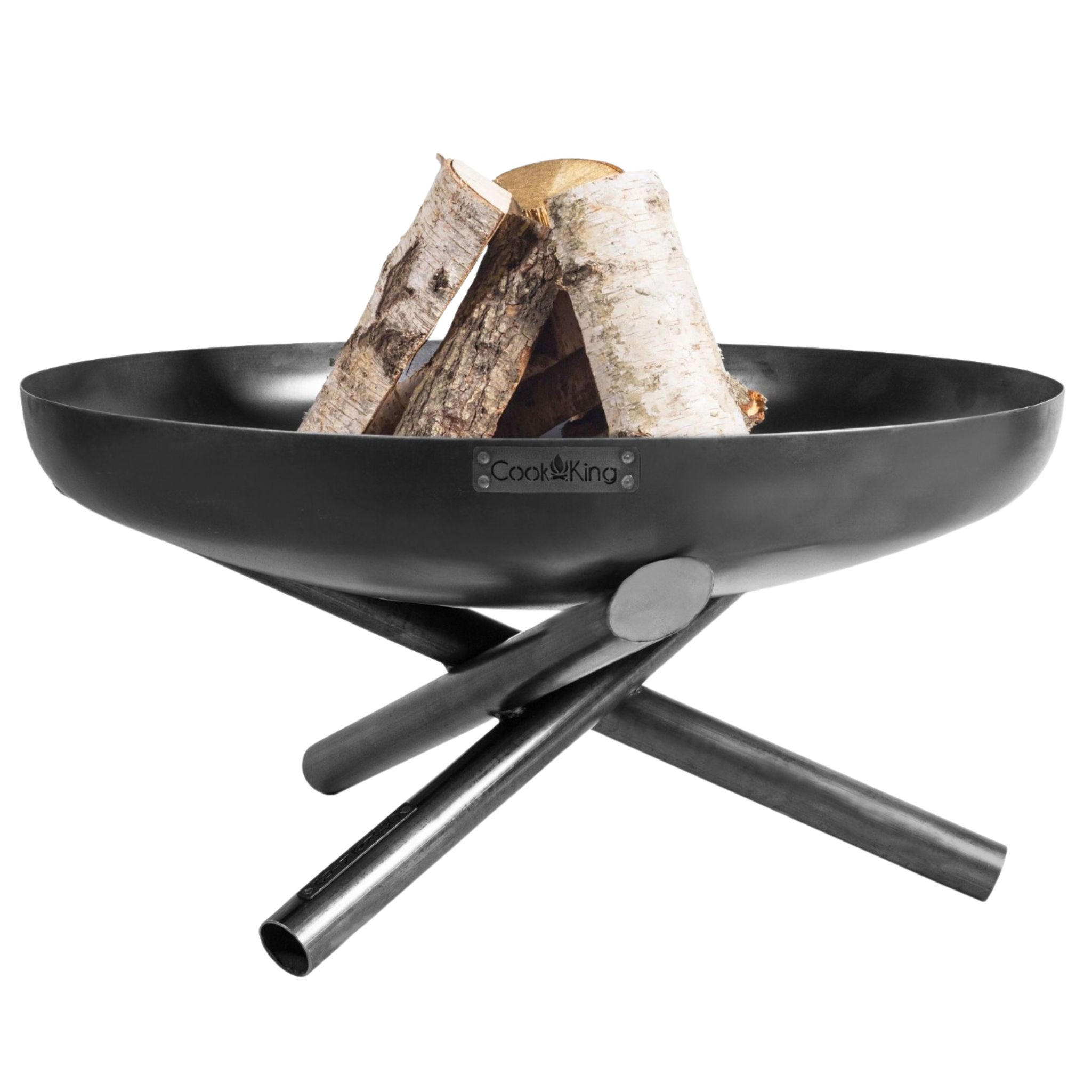 FEUERSCHALE Idaho - Schwarz, Metall (60/36/60cm) - Mr. Deko