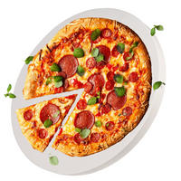 PIZZASTEIN für Grill und Backofen - Beige, Keramik (38/38/2cm) - Intirilife