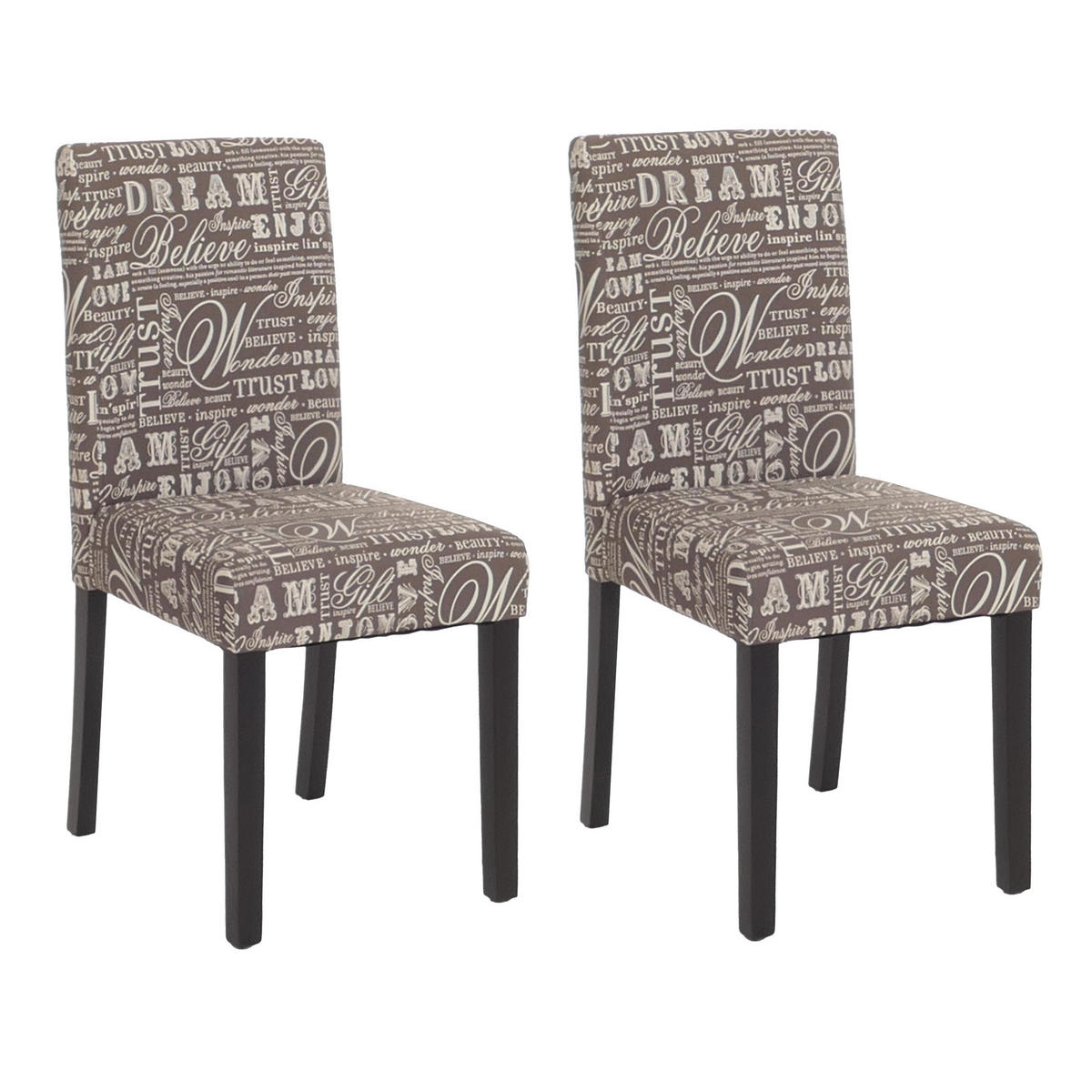 ESSZIMMERSTUHL Grau, Weiß 2er-Set - Weiß/Grau, Textil (43/90/56cm) - MCW