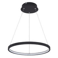 LED HÄNGELEUCHTE RALPH Schwarz Opal - Schwarz, Metall (38.5/38.5/120cm) - Globo Lighting