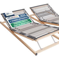 LATTENROST VERSTELLBAR 180/200 cm - Braun, Holz (180/200cm) - AM Qualitätsmatratzen