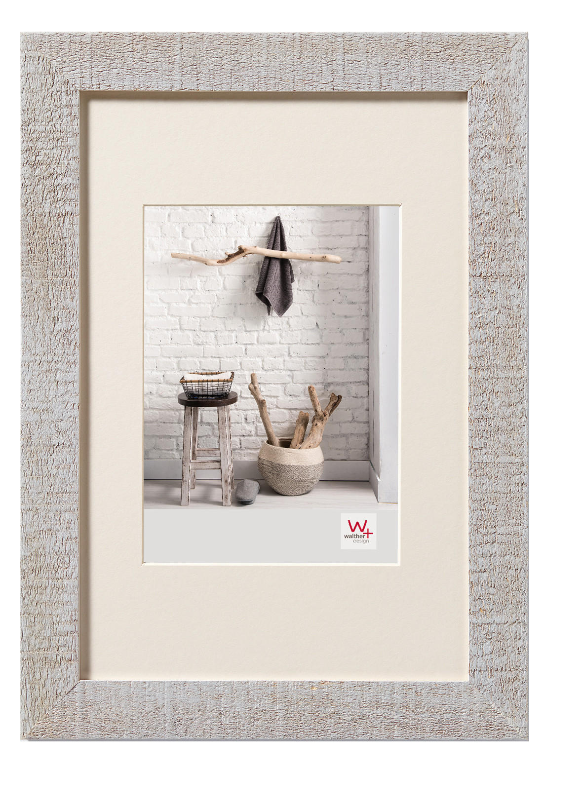 BILDERRAHMEN Home 30x30 cm hellgrau - Hellgrau, Holz (34.4/34.5/1.4cm) - EMIX24