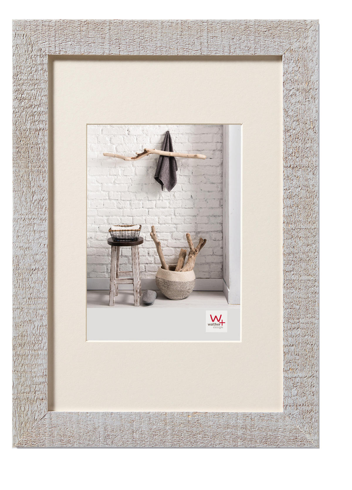 BILDERRAHMEN Home 20x20 cm hellgrau - Hellgrau, Holz (24.7/24.5/1.4cm) - EMIX24