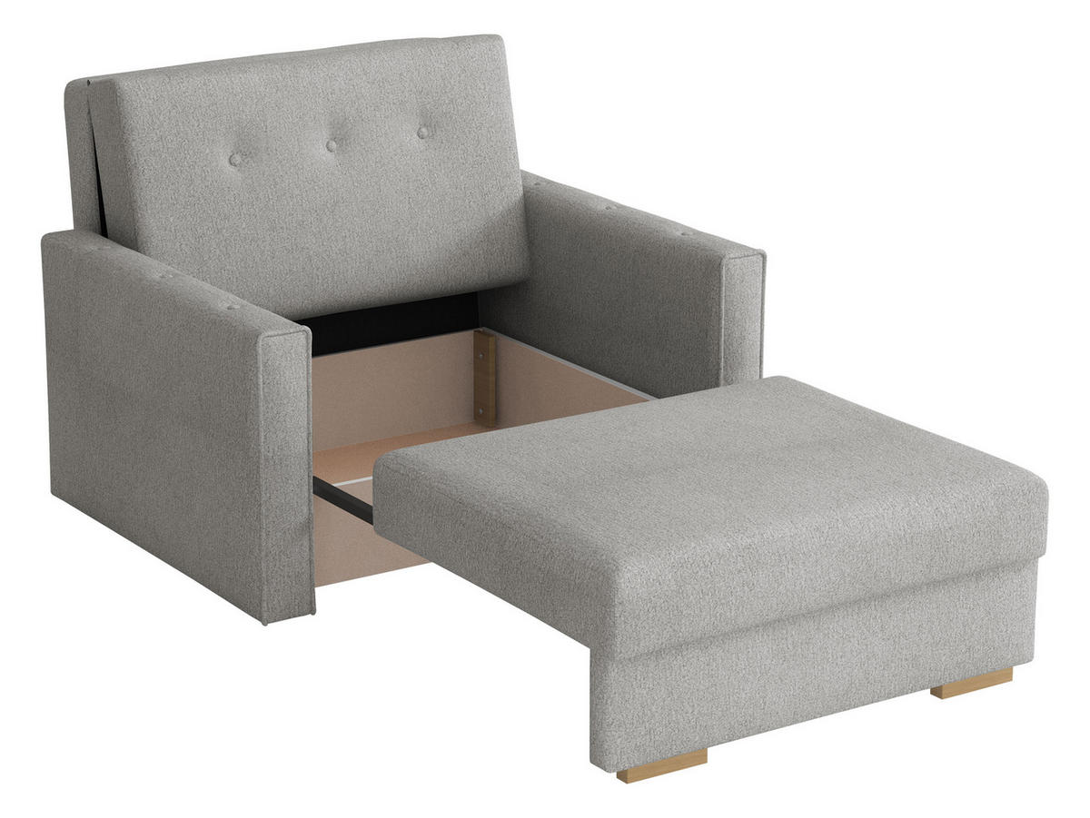 SCHLAFSOFA Viva Sonic I - Türkis/Schwarz, Holz/Textil (103/85/100cm) - MIRJAN24