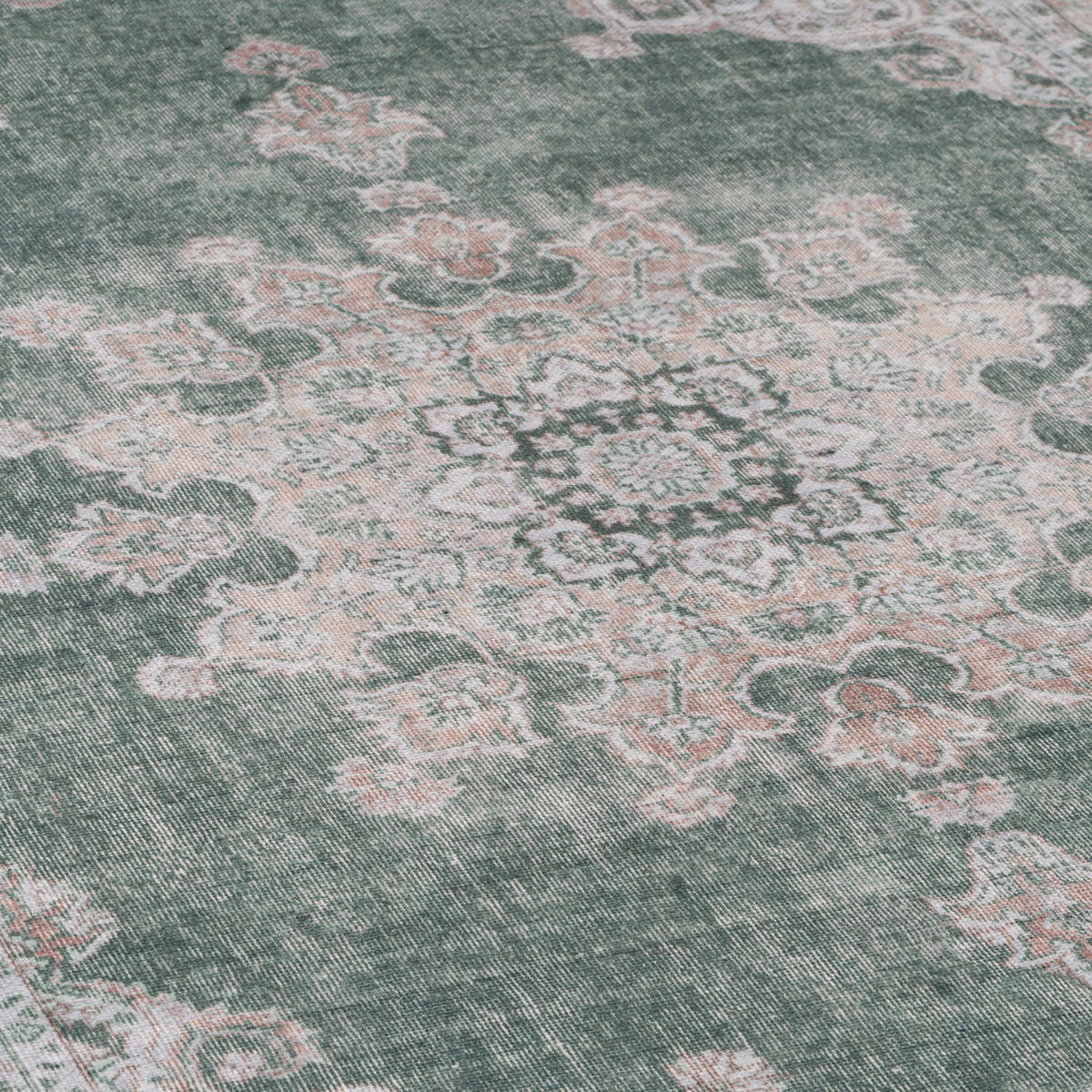 FLACHWEBETEPPICH Orion - Grün, Textil (60/240cm) - Kukoon Rugs