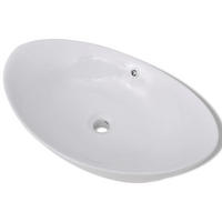 WASCHBECKEN Kouns 59/38.5/19 cm - Weiß, Keramik (59/19/38.5cm) - Nettlife