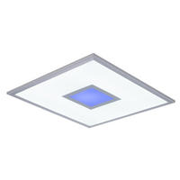 LED DECKENLEUCHTE Metall Silber - Silberfarben, Metall (45/45/6cm)