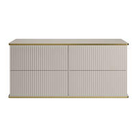 WASCHBECKENUNTERSCHRANK - 120 cm x 47 cm - holz - beige Keliza - Beige, Holz (120/54/47cm) - Vente-Unique