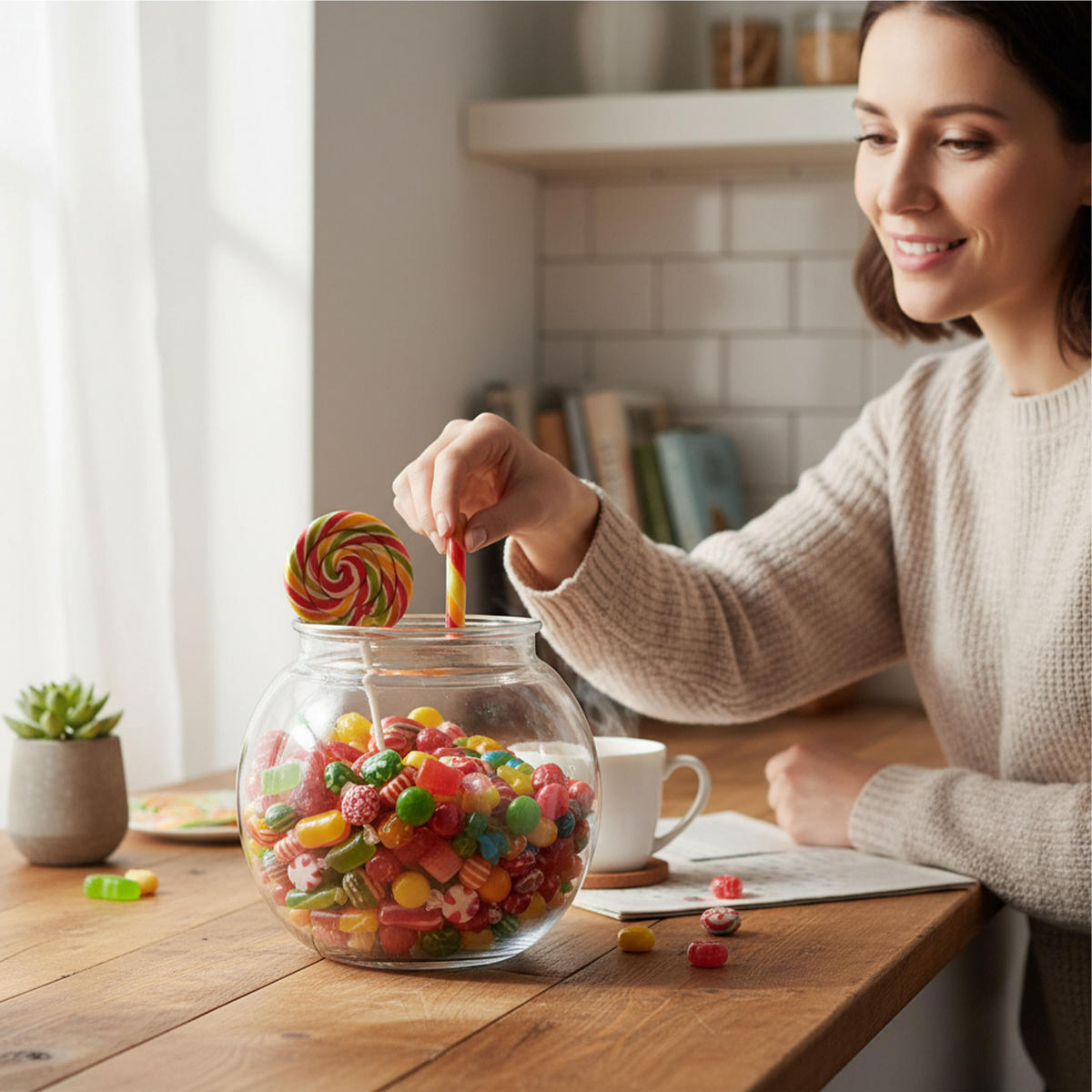 2XDÓZY na cukríky - priehľadné, kov/plast (17.5/18/12.5cm) - Relaxdays