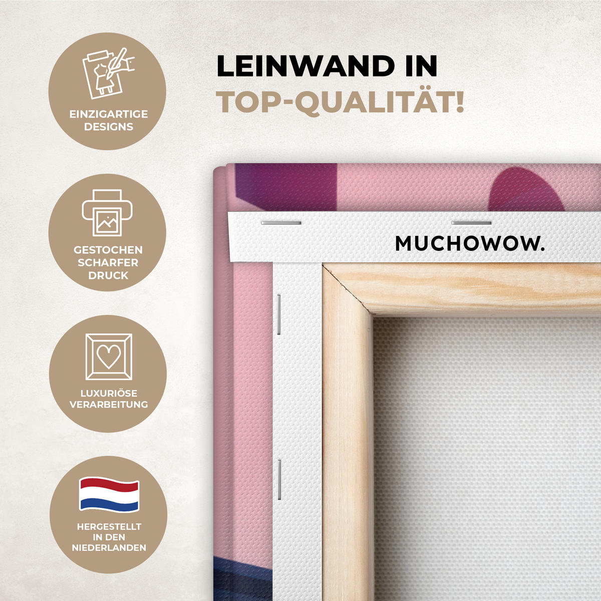 LEINWANDBILD Katze - Treppe - Gebäude - Schattenkontraste Wohnzimmer Groß 120x80 cm - Dunkelblau, Textil (120/80cm) - MuchoWow