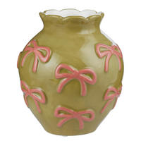 VASE PRESENT - Grün, Stein (14cm) - Butlers