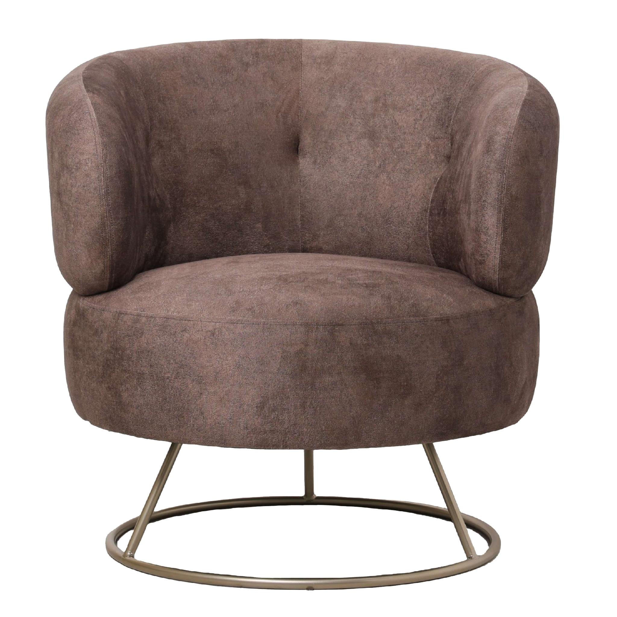 Ptmd Collection Sessel Braun 78x79x78 cm