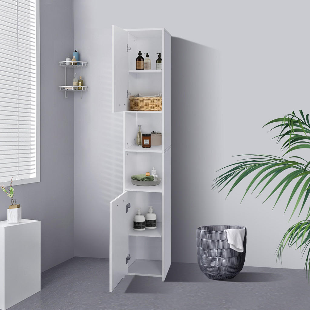 Thumbnail - Ml-Design Badezimmer, Weiß, Holzwerkstoff, 30x190x30 cm, Badezimmer, Badezimmerschränke, Hochschränke