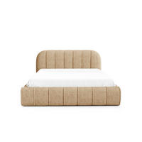 POLSTERBETT mit Stauraum 200x200 cm in Hellbraun - Hellbraun, Textil (200/200cm) - Home Collective