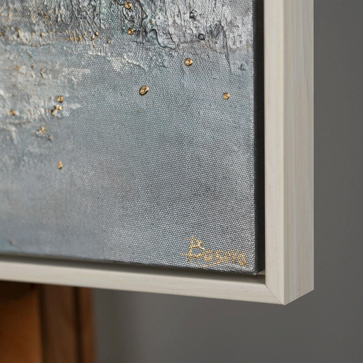 GEMÄLDE Luftige Träume Schattenfugenrahmen Beige 120x60 cm - Beige, Holz (120/60cm) - YS-art gallery