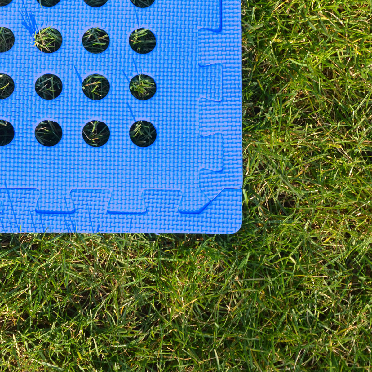 POOLMATTEN 11,2m² 32 EVA Matten 62 cm Blau - Blau, Kunststoff (62/62cm) - eyepower