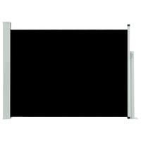 AUSZIEHBARE Seitenmarkise 120x500 cm Schwarz - Schwarz, Textil (500/120/500cm) - furnicato
