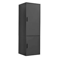 KLEIDERSCHRANK Der Grenzenlose - Anthrazit, Holzwerkstoff (60/187/58cm) - Mokebo