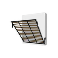 SCHRANKBETT Morphy Einbaubares 150x200 Vertikal - Weiß, Holz/Metall (150/200cm) - WallBedKing