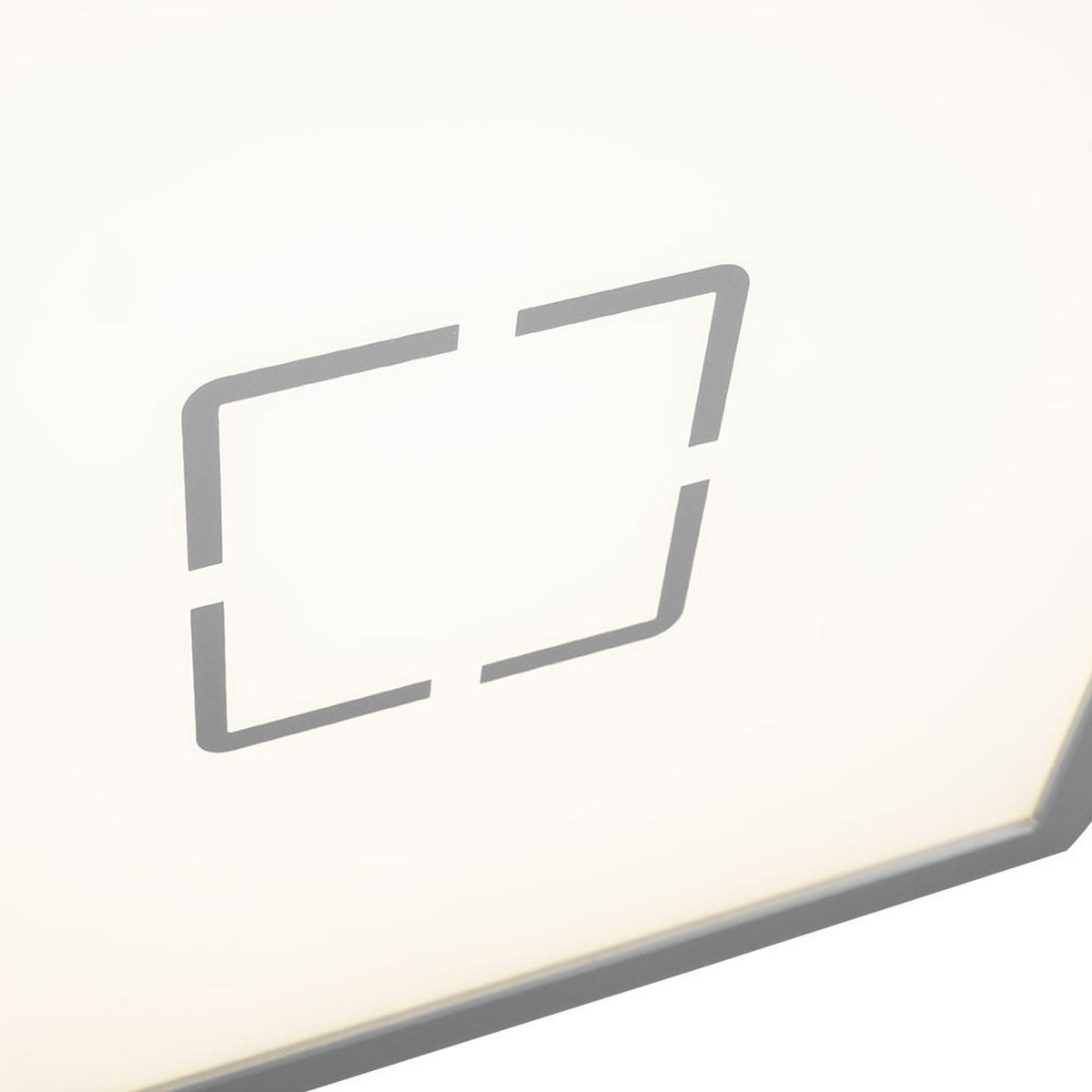 LED DECKENLEUCHTE Silber Backlight - Silberfarben, Kunststoff (29.3/29.3/2.8cm) - Briloner