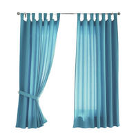 VORHANG 2ER SET POTSDAM HxB 175x140 cm Türkis - Türkis, Textil (140/175cm) - Gardinenbox