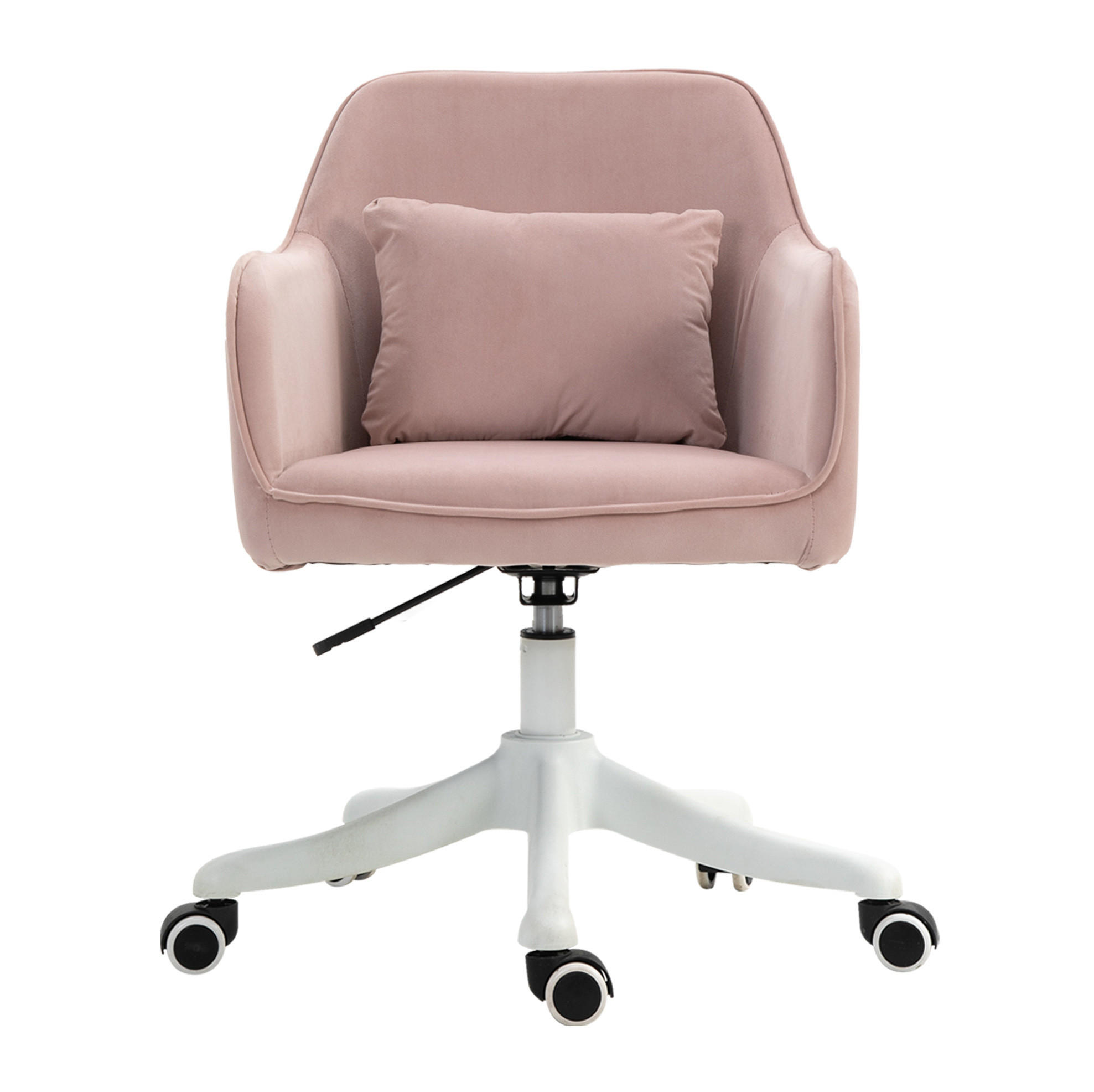 BÜROSTUHL in Pink 70x57x86 cm mit Vibrationsmassage und höhenverstellbarem Sitz - Pink, Textil (57/86/70cm) - IVMEU
