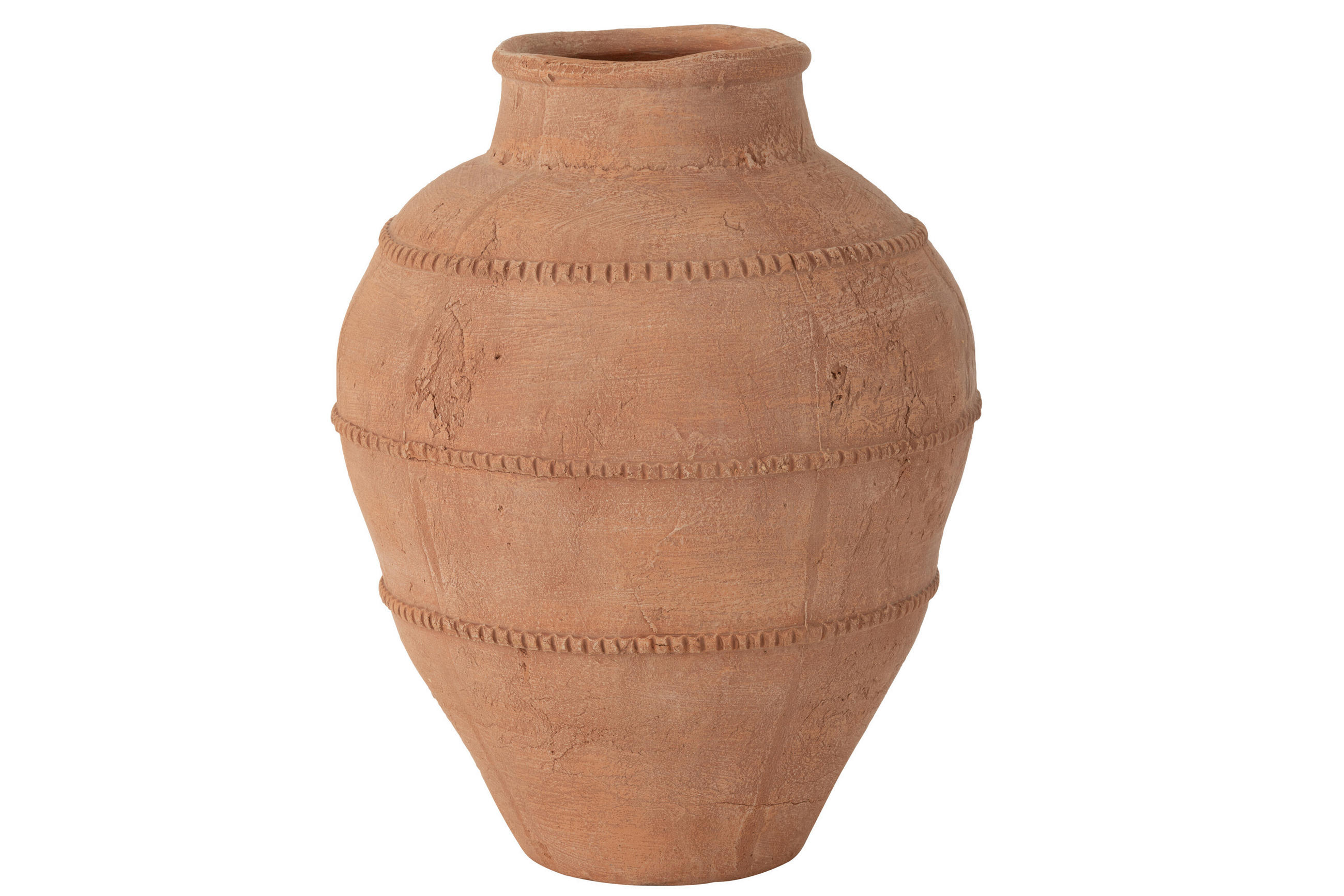 VASE KAI - Töpferei - Braun - Ø 21 cm - Braun, Keramik (38.5cm) - J-Line