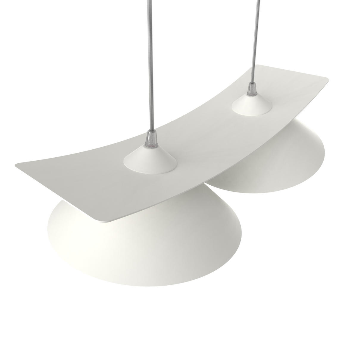 HÄNGELEUCHTE - Weiß, Metall (25/50/16cm) - Lumicom