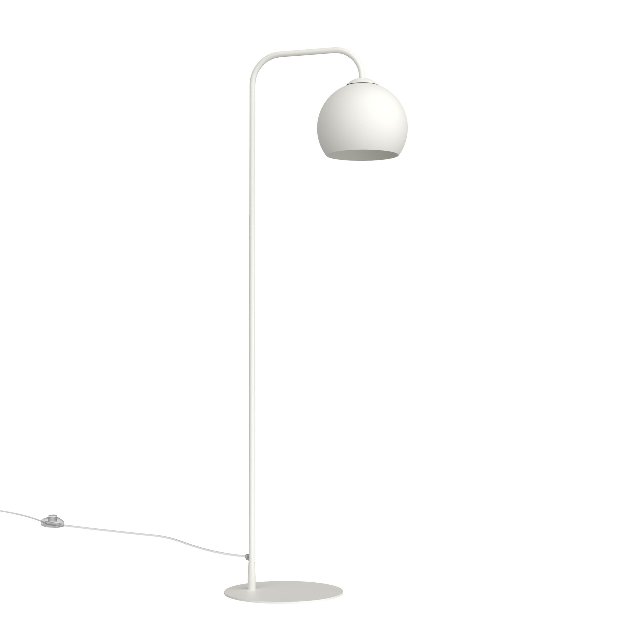 STEHLEUCHTE Joe - Weiß, Metall (40/65/170cm) - Lumicom