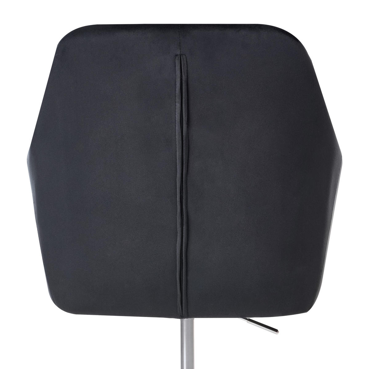SKRIVBORDSSTOL sammet svart Veloria - Svart, Textil (60/85/60cm) - Beliani