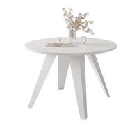 COUCHTISCH FERRO 75/50 cm runden, Weiß / Arktisweiß - Weiß, Metall (75/75/50cm) - Idohome