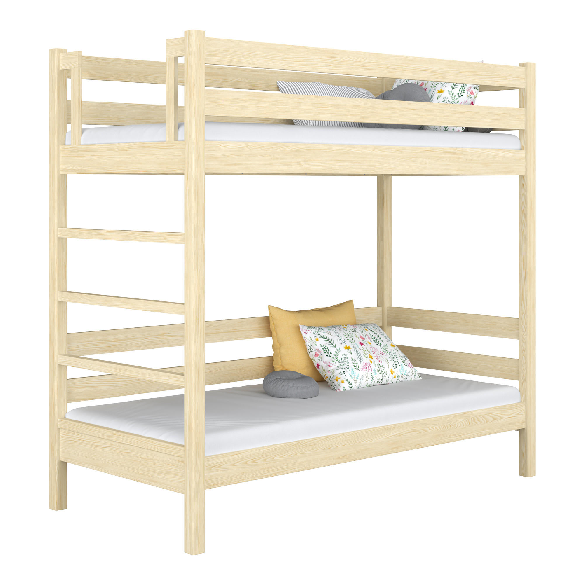 N-Wood Etagenbett Braun 120x180 cm