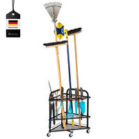 GARTENGERÄTE-ORGANIZER - Schwarz, Metall (62.5/63/62.5cm) - eluno